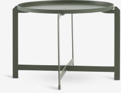 B&agrave;n g&oacute;c | BORRE | th&eacute;p | xanh olive | &Oslash;50xC40cm