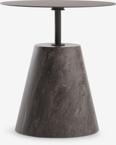 B&agrave;n g&oacute;c | DALRIPA | th&eacute;p/xi măng | m&agrave;u c&aacute;t đậm | &Oslash;45xC50cm