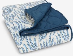 Chăn chần | SOMMEREIK | polyester | xanh/trắng | R130xD170cm