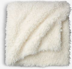 Chăn sofa | BALLBLOM | polyester | trắng | R130xD180cm