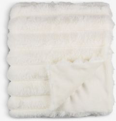 Chăn sofa | FJELLPRYD | polyester | trắng | R130xD180cm