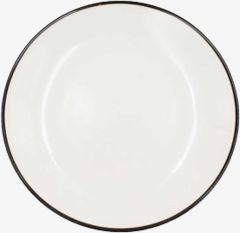 Đĩa | nID | sứ | trắng b&oacute;ng viền đen | &Oslash;16xC1.8cm