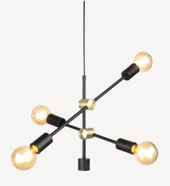 Đèn thả | TORSTEIN | kim loại | đen | D40xR56xC35cm