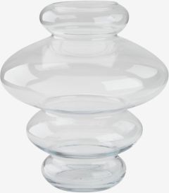 Lọ hoa | SYLVESTER | thủy tinh | màu trong suốt | Ø28xC30cm