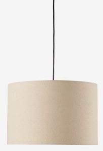 Đèn thả | KRISTOF | đồng/linen | màu tự nhiên | Ø35xC23cm