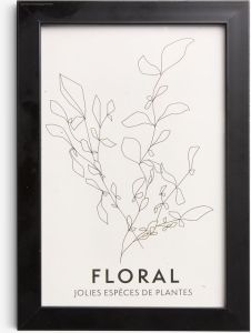  Khung ảnh | VALTER | nhựa PS/acrylic | đen | R10xC15cm