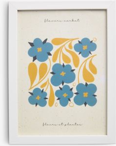 Khung ảnh | VALTER | nhựa PS/acrylic | trắng | R13xD18cm