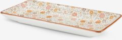 Đĩa | VETLE | sứ | trắng/hoa | R11xD25cm