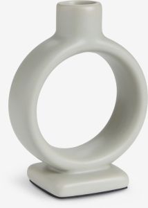 Chân nến | THORSTEN | gốm | xanh | R6xD11xC15cm