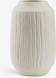 Lọ hoa | CHRISTIAN | gốm dolomite | trắng | Ø21xC33cm
