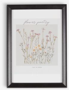 Khung ảnh | KARL | gỗ c&ocirc;ng nghiệp/nhựa PS | đen | R21xC30cm