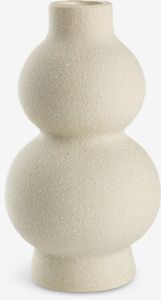 Lọ hoa | REGNVALD | gốm | m&agrave;u tự nhi&ecirc;n | &Oslash;8xC16cm