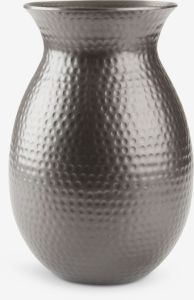 Lọ hoa | BENT | nhôm | nâu | Ø15xC27cm