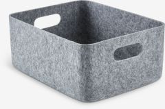 Giỏ đa năng | JOSEF | polyester | x&aacute;m | R25xD33xC14cm