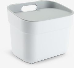 Thùng rác | READY TO COLLECT | nhựa PP | trắng/xám nhạt | R19xD25xC20cm | 5L