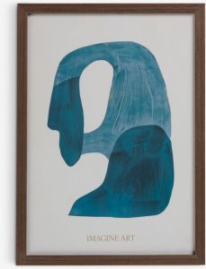 Khung ảnh | TORD | gỗ c&ocirc;ng nghiệp/nhựa PS | n&acirc;u | R21xC30cm