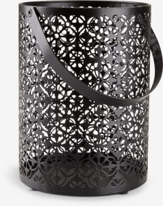 Đèn lồng | HEIMIR | thép | đen | Ø15xH20cm