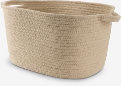 Giỏ đa năng | LABAN | nhựa PP/polyester | màu tự nhiên | R31xD40xC22cm