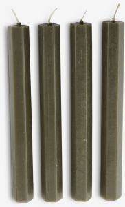 Nến đũa | HOLME | paraffin | xanh olive đậm | &Oslash;2xC20cm | bộ 4 chiếc