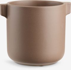 Chậu c&acirc;y | ROBIN | gốm b&aacute;n sứ | m&agrave;u c&aacute;t đậm | &Oslash;13xC13cm