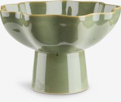 T&ocirc; trang tr&iacute; | BJORK | gốm b&aacute;n sứ | xanh l&aacute; | &Oslash;23xC15cm