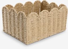 Giỏ đa năng | INGVOR | giấy/th&eacute;p | m&agrave;u tự nhi&ecirc;n | R24xD32xC16cm