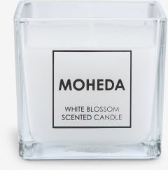 Nến thơm | MOHEDA | paraffin/thủy tinh | hương hoa | trắng | R7xD7xC7cm