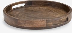 Khay trang tr&iacute; | TORLEIF | gỗ tự nhi&ecirc;n | n&acirc;u | &Oslash;32xC4cm