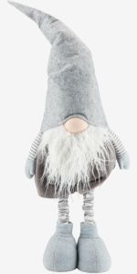 Thần l&ugrave;n gi&aacute;ng sinh | GLASER MAN | vải polyester | x&aacute;m | C115cm