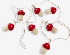 Phụ kiện trang trí giáng sinh | LODUR | sợi đay/polystyren | nhiều màu | D130cm