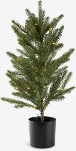 Cây thông Noel | FROST | nhựa | xanh lá/đen | C60cm | 40LED