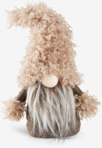 Thần lùn giáng sinh | LARVIKIT | vải polyester | be/nâu | R13xD20xC41cm