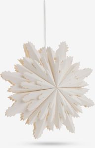 Sao trang trí giáng sinh | KRYOLIT | giấy | trắng | kèm đèn led | Ø38cm | 10LED