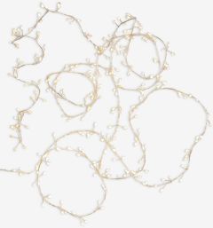 Đ&egrave;n trang tr&iacute; d&acirc;y | LASURIT | nhựa PVC/đồng | m&agrave;u trong suốt | D1000cm | 300LED