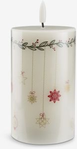 Nến điện | VILE | sáp | trắng | Ø8xC13cm