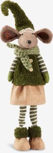Thú trang trí giáng sinh | EKLOGIT | polyester | xanh/be | R17xD15xC60cm