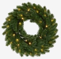 Vòng quấn trang trí | FENRIS | nhựa | xanh lá | Ø40xC7cm