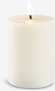 Nến điện | GALAR | sáp | trắng | Ø8xC10cm