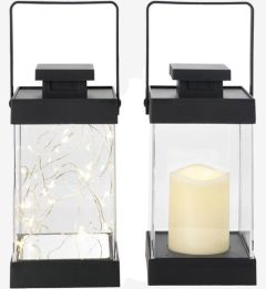 Đ&egrave;n trang tr&iacute; | TAFFELAND | nhựa | đen | R10xD10xC19cm