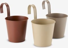 Chậu c&acirc;y ban c&ocirc;ng | BILLE | th&eacute;p | nhiều m&agrave;u | &Oslash;12xC19cm