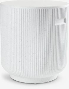 Đ&ocirc;n | DVERGFALK | xi măng | trắng | &Oslash;37xC40cm