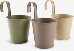 Chậu c&acirc;y ban c&ocirc;ng | BILLE | th&eacute;p | nhiều m&agrave;u | &Oslash;12xC19cm