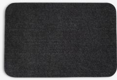 Thảm trải cửa | HAGTRON | polyester | x&aacute;m đậm | R60xD80cm