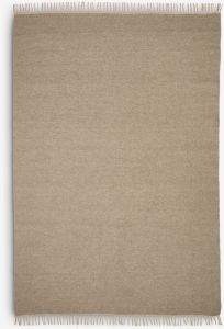 Thảm phòng khách | MAIGULL | len/cotton | xám | R140xD200cm