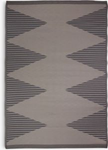 Thảm phòng khách | BROKKURT | polypropylene | vàng cát đậm/xám | R160xD230cm