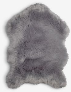 Thảm l&ocirc;ng | TAKS | acrylic | x&aacute;m | R60xD90cm