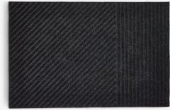 Thảm trải cửa | BREIULL | polyester | x&aacute;m đậm | R40xD60cm
