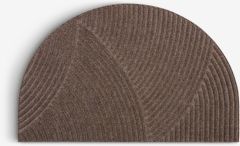 Thảm trải cửa | VITSIPPA | polyester/polypropylene | n&acirc;u/be| R50xD80xC0.7cm