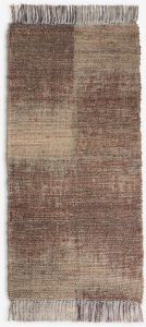 Thảm s&agrave;n | ENGSYRE | sợi đay/polyester | m&agrave;u tự nhi&ecirc;n/t&iacute;m | R70xD140cm