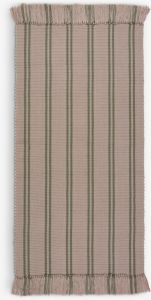Thảm s&agrave;n | HEISTARR | polyester | m&agrave;u c&aacute;t/xanh olive đậm | R70xD140cm